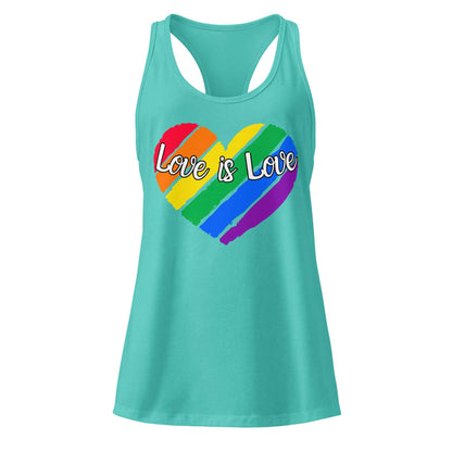 Love Is Love - Racerback Tank