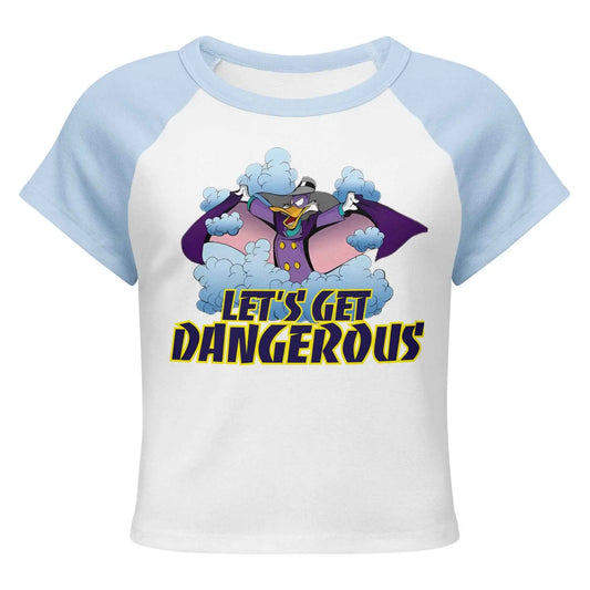 Let's Get Dangerous Darkwing Duck - Women's Baby Tee