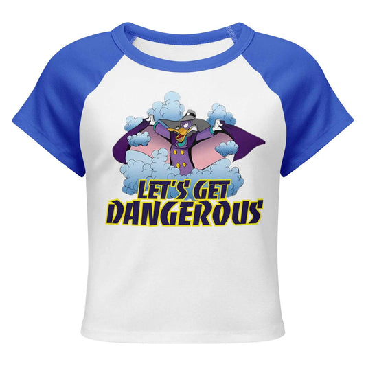 Let's Get Dangerous Darkwing Duck - Women's Baby Tee