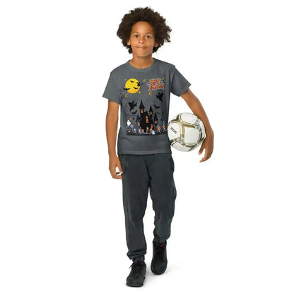 Halloween Haunted House Party Youth Tee - Spooky Season Collection - Cady Creations
